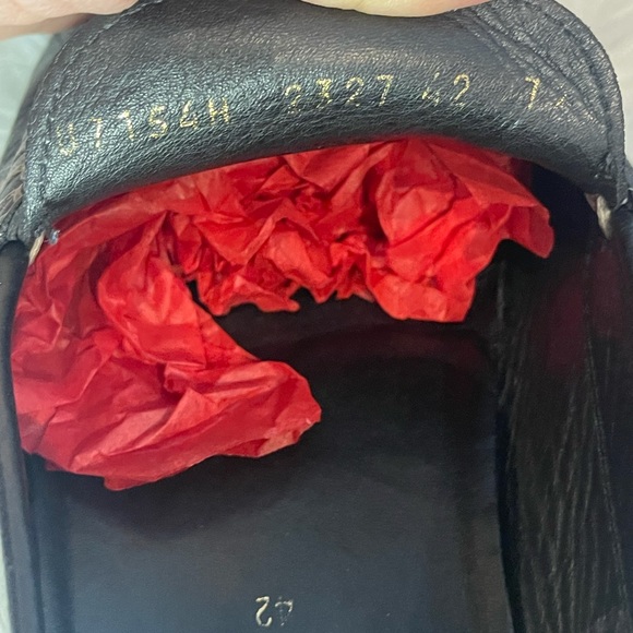 Geox Mens Leather Horsebit Top Stitched Slip On Loafers Black Size 42 US SZ 9 - Picture 6 of 8